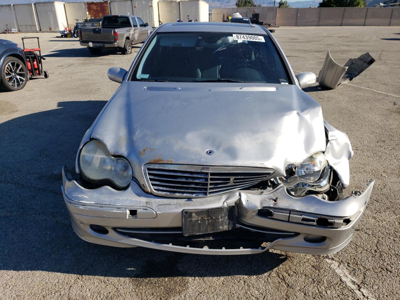 2001 Mercedes-benz C 240 Silver vin: WDBRF61J71F084914