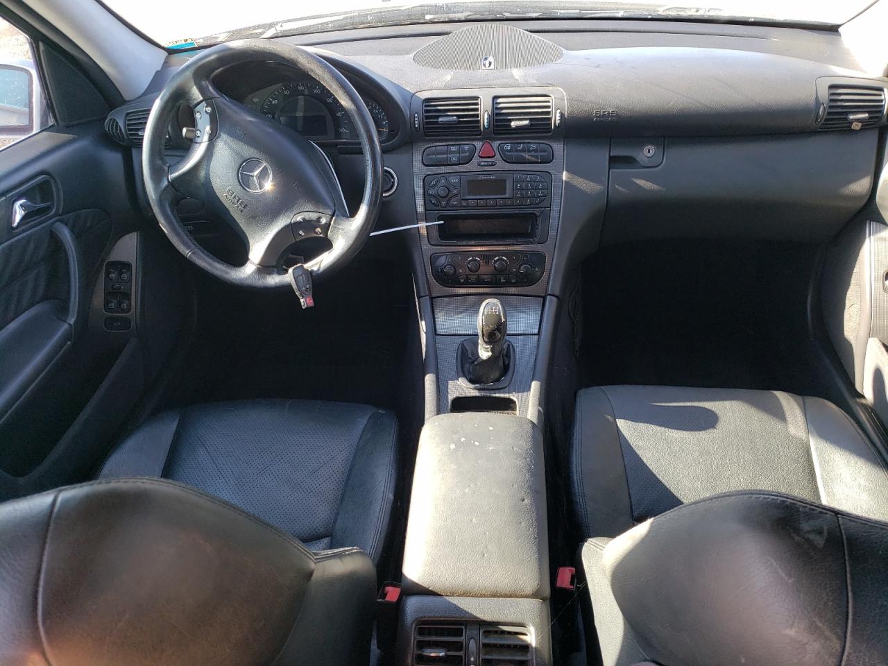 2001 Mercedes-benz C 240 Silver vin: WDBRF61J71F084914