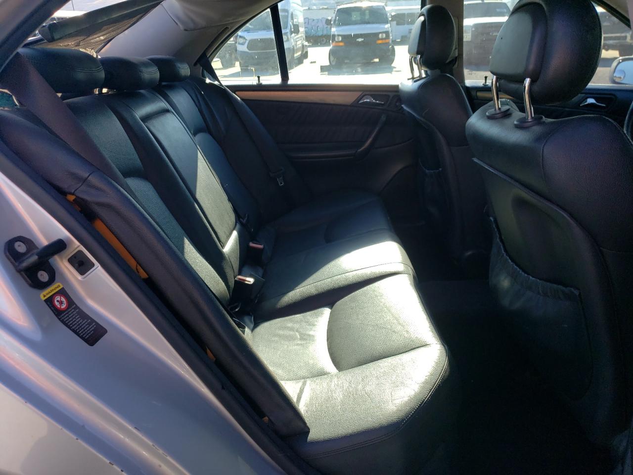 2001 Mercedes-benz C 240 Silver vin: WDBRF61J71F084914