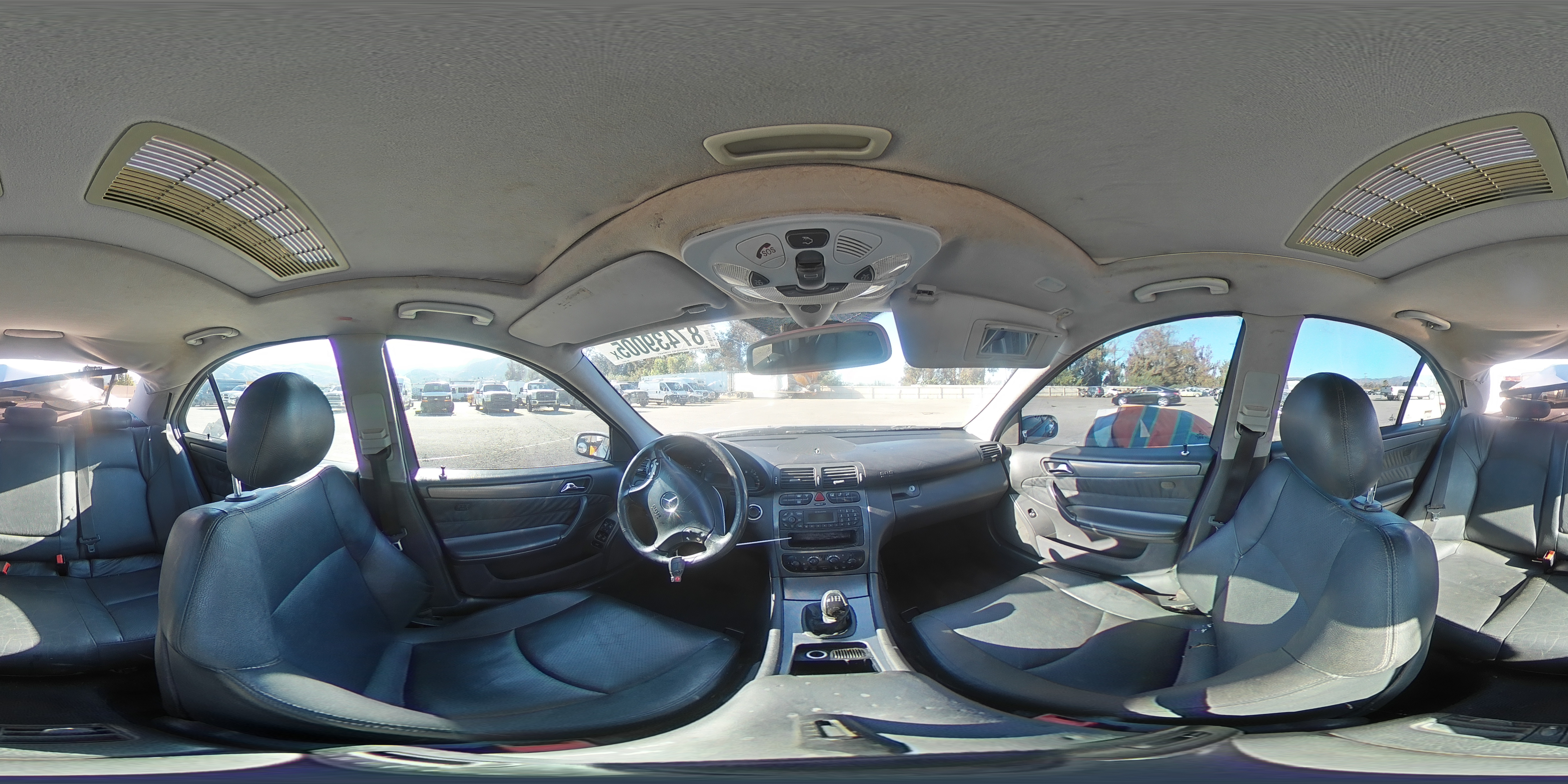2001 Mercedes-benz C 240 Silver vin: WDBRF61J71F084914