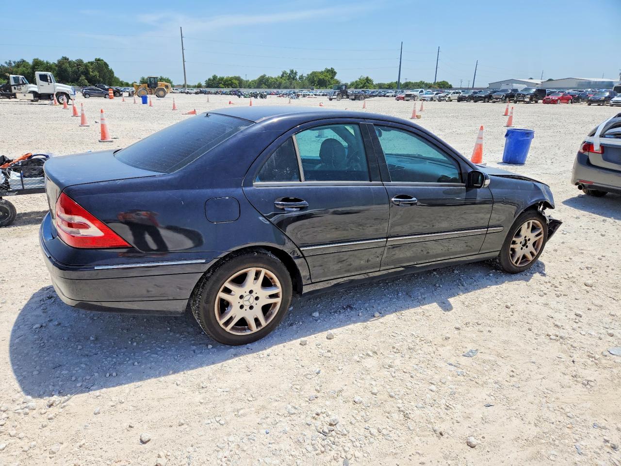 2003 Mercedes-benz C 240 Black vin: WDBRF61J73A410131