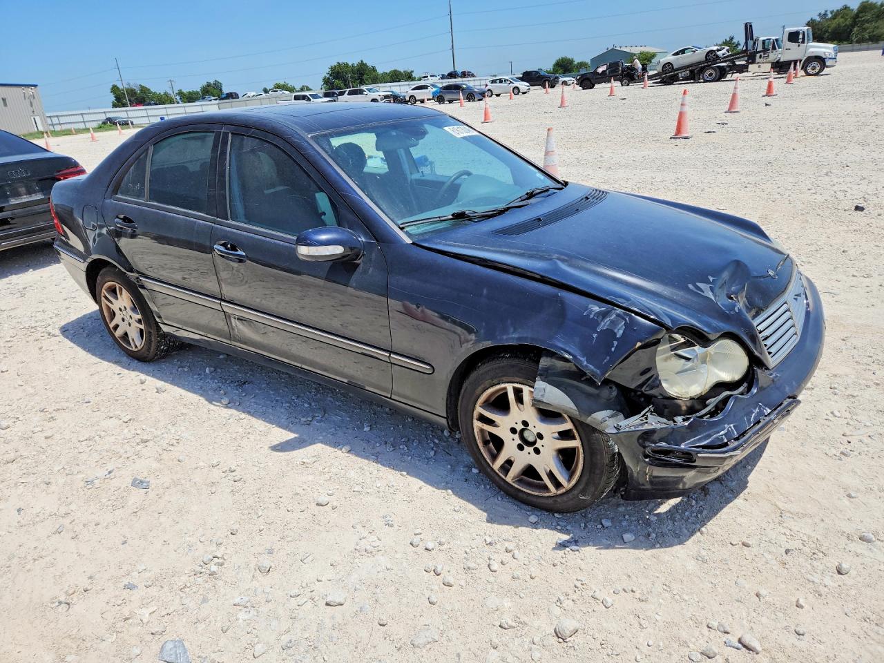 2003 Mercedes-benz C 240 Black vin: WDBRF61J73A410131