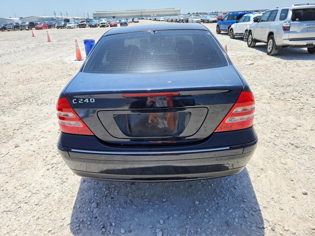 2003 Mercedes-benz C 240 Black vin: WDBRF61J73A410131