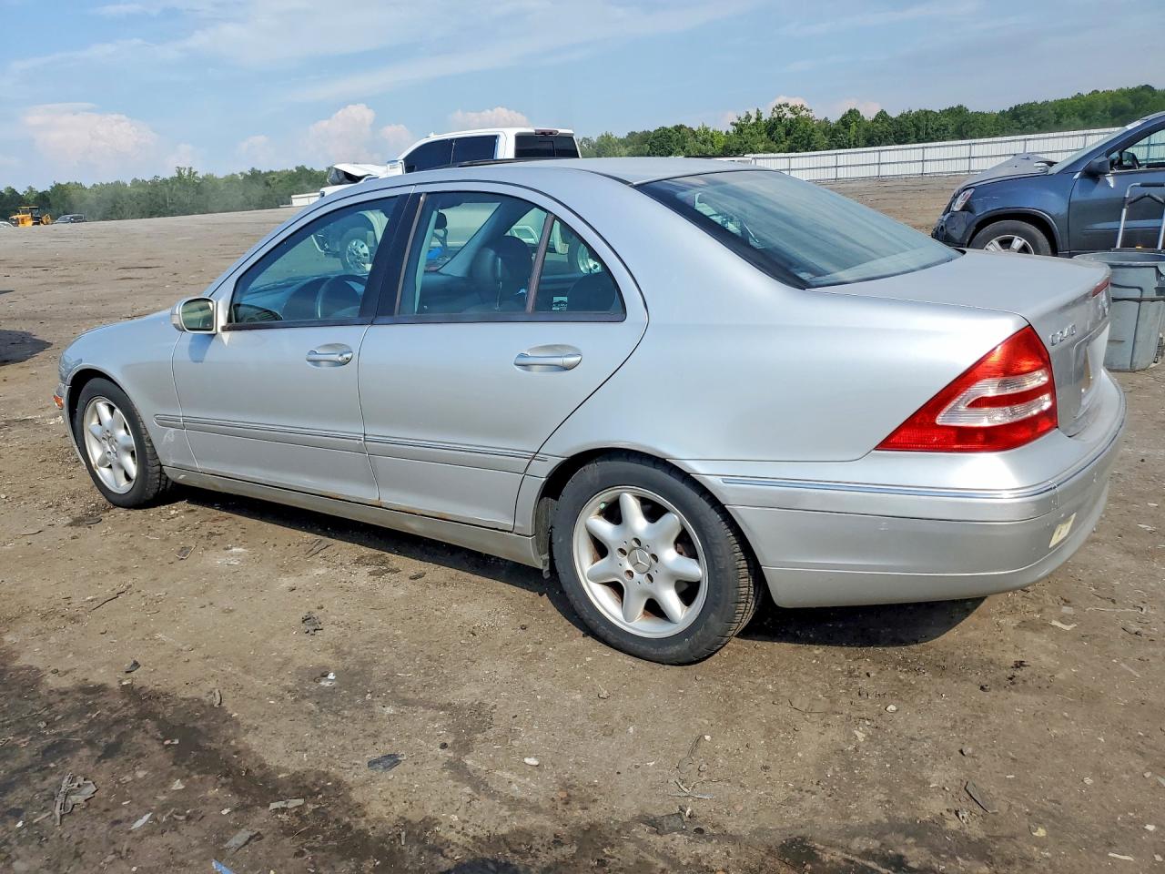 2003 Mercedes-benz C 240 Silver vin: WDBRF61J73E014029