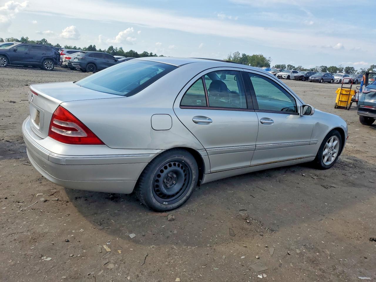 2003 Mercedes-benz C 240 Silver vin: WDBRF61J73E014029