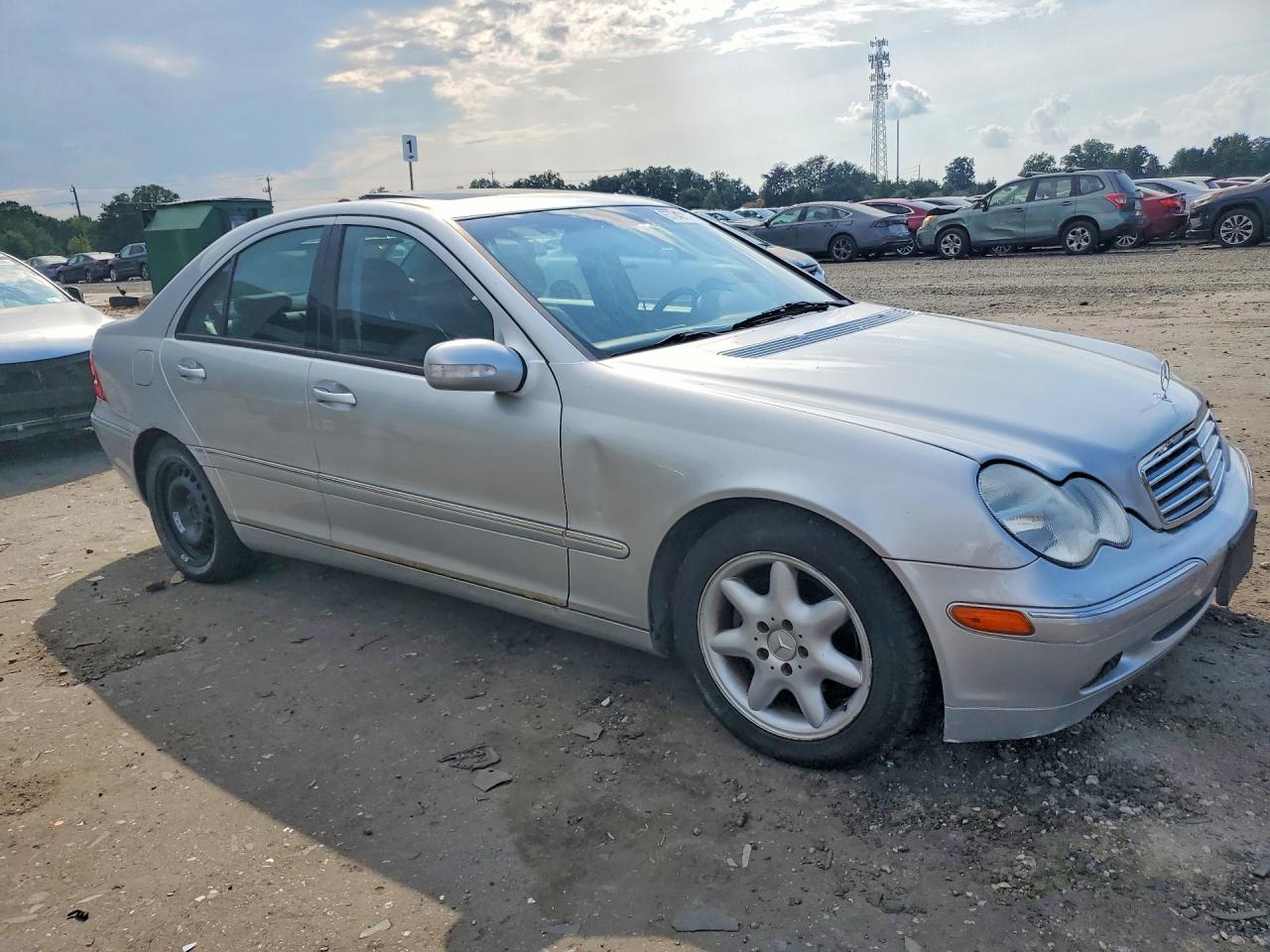2003 Mercedes-benz C 240 Silver vin: WDBRF61J73E014029