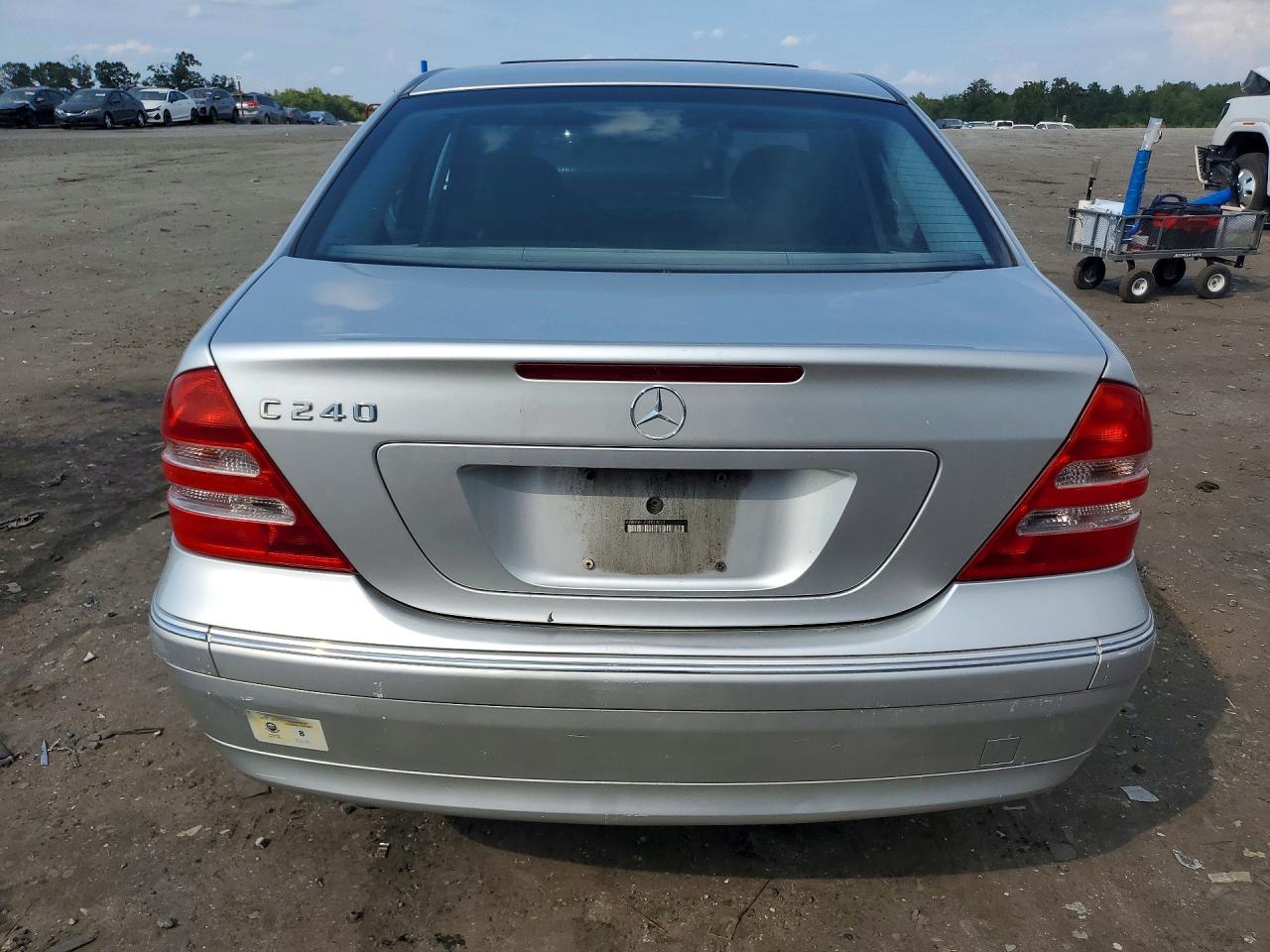 2003 Mercedes-benz C 240 Silver vin: WDBRF61J73E014029