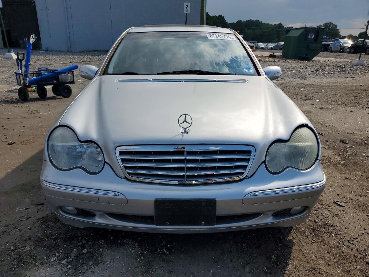 2003 Mercedes-benz C 240 Silver vin: WDBRF61J73E014029