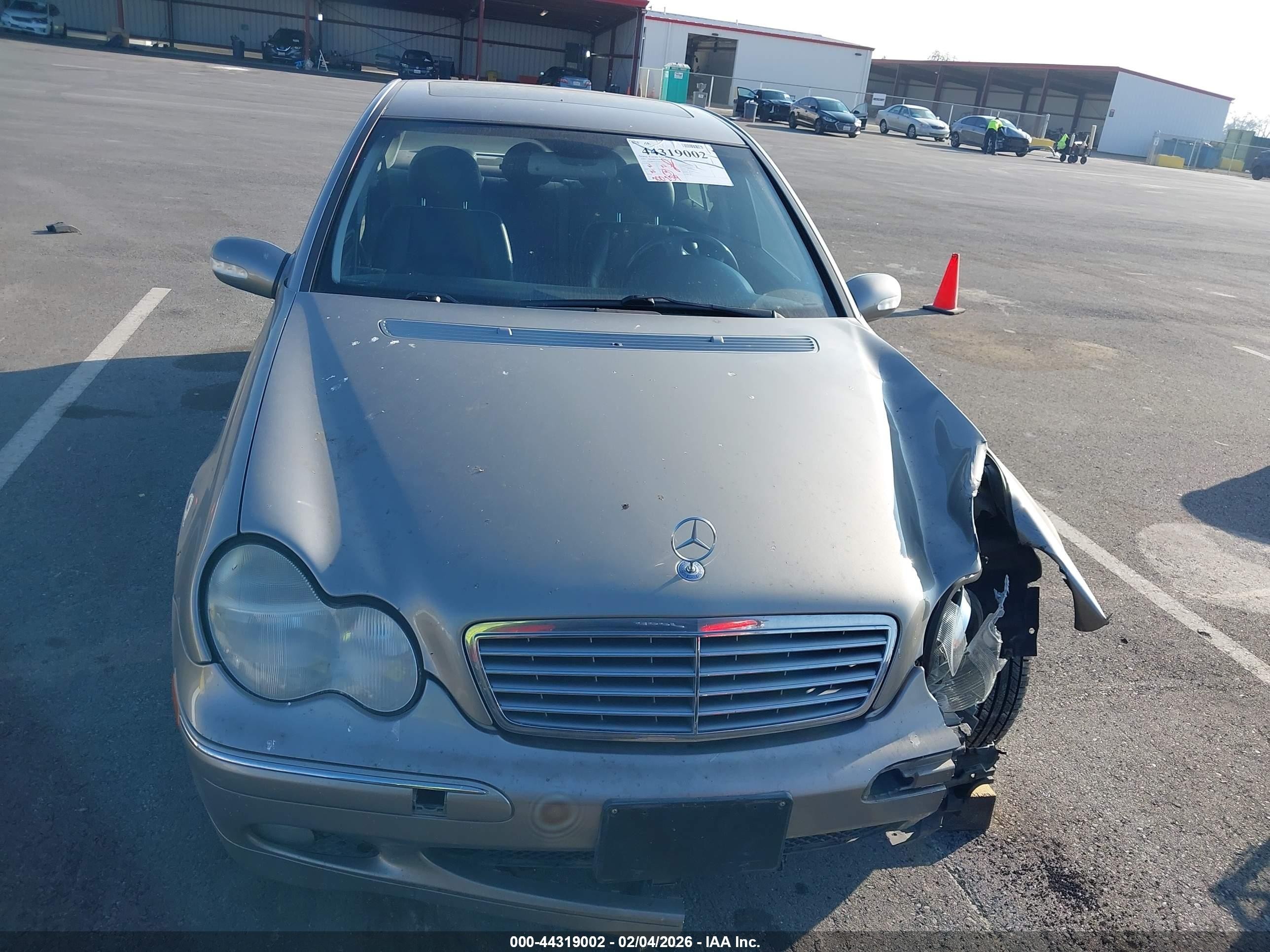 2003 Mercedes-benz C 240   Silver vin: WDBRF61J73F436148