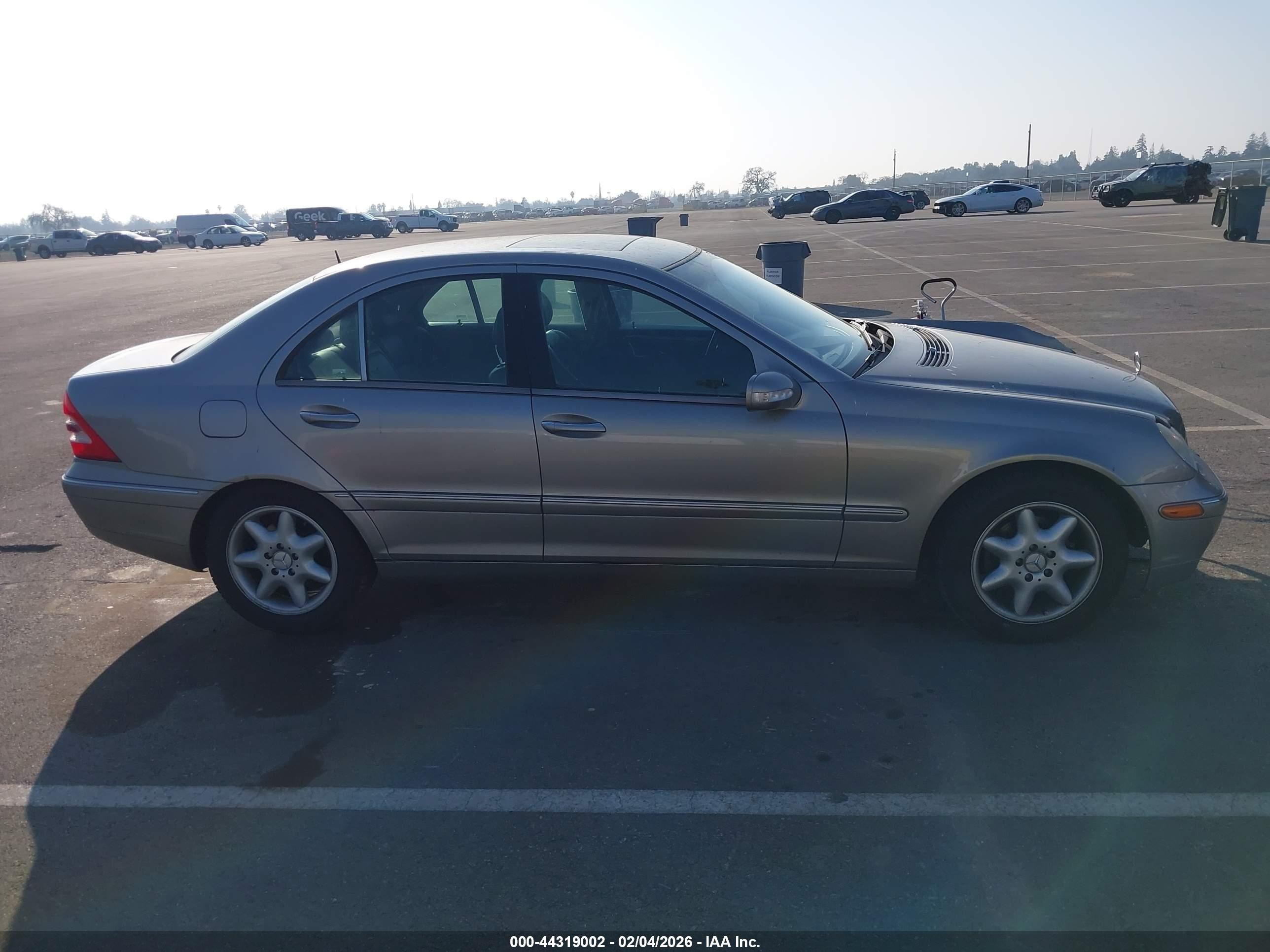 2003 Mercedes-benz C 240   Silver vin: WDBRF61J73F436148