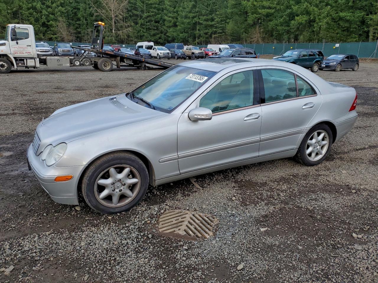 2004 Mercedes-benz C 240 Серебряный vin: WDBRF61J74F502649