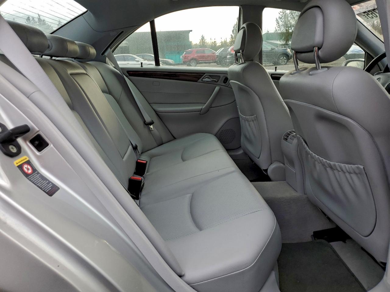 2004 Mercedes-benz C 240 Silver vin: WDBRF61J74F502649