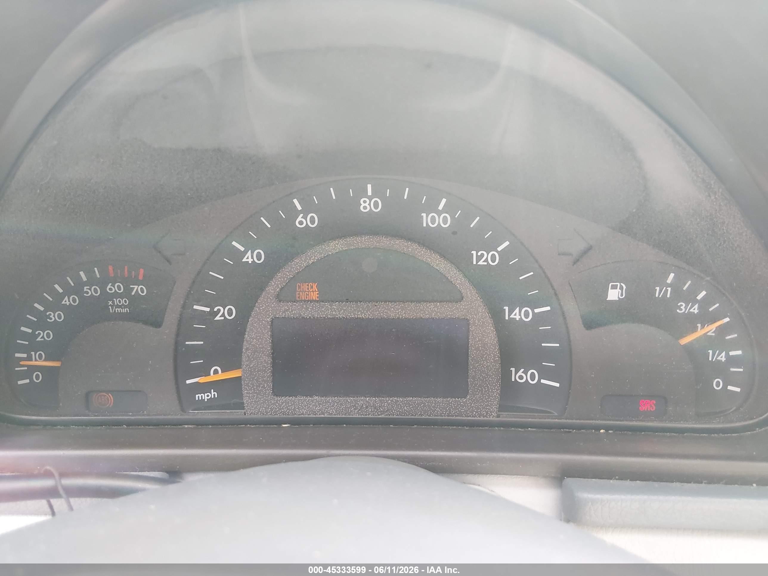 2002 Mercedes-benz C 240 Silver vin: WDBRF61J82F164143