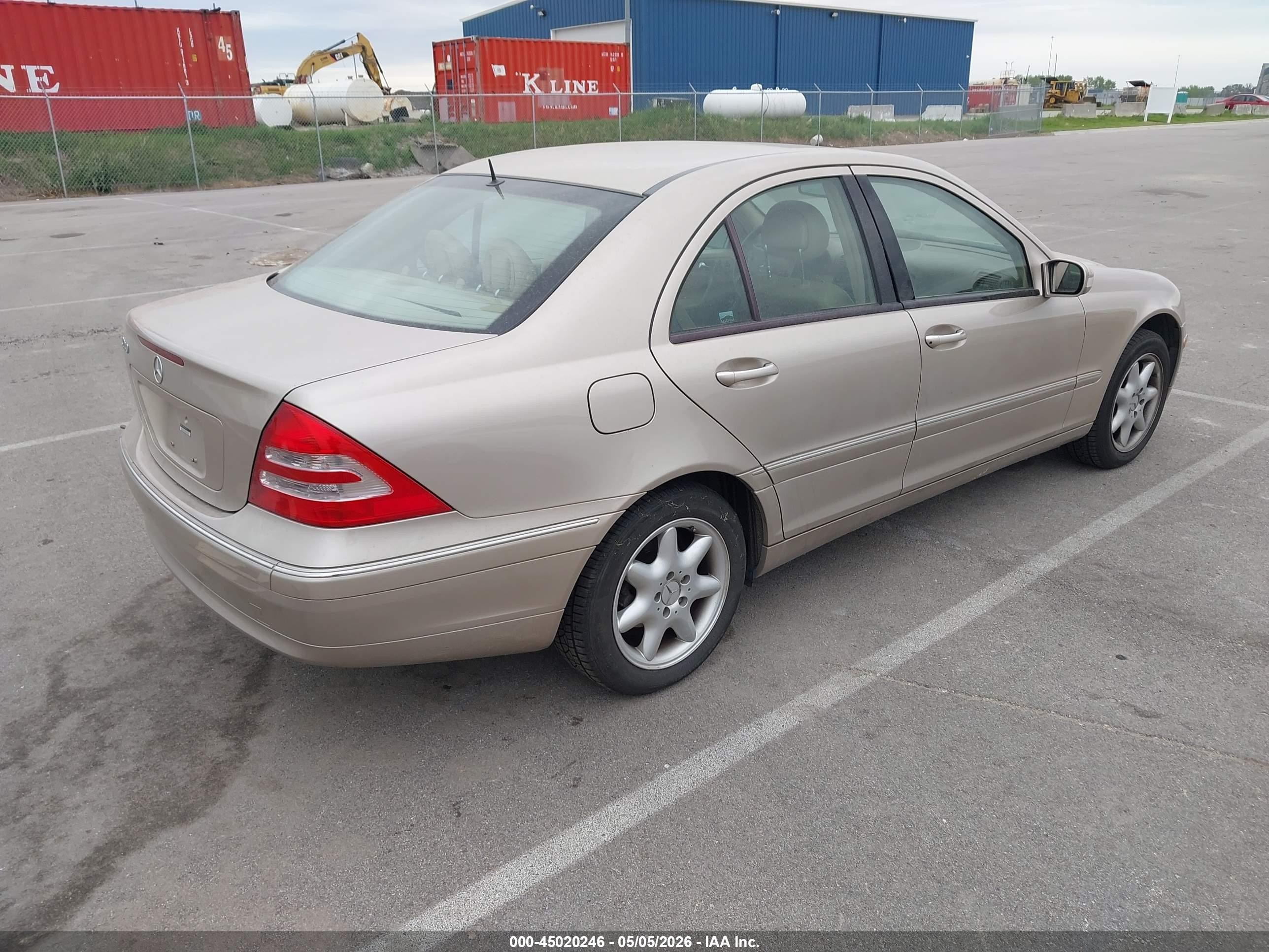 2002 Mercedes-benz C 240   Tan vin: WDBRF61J82F181301
