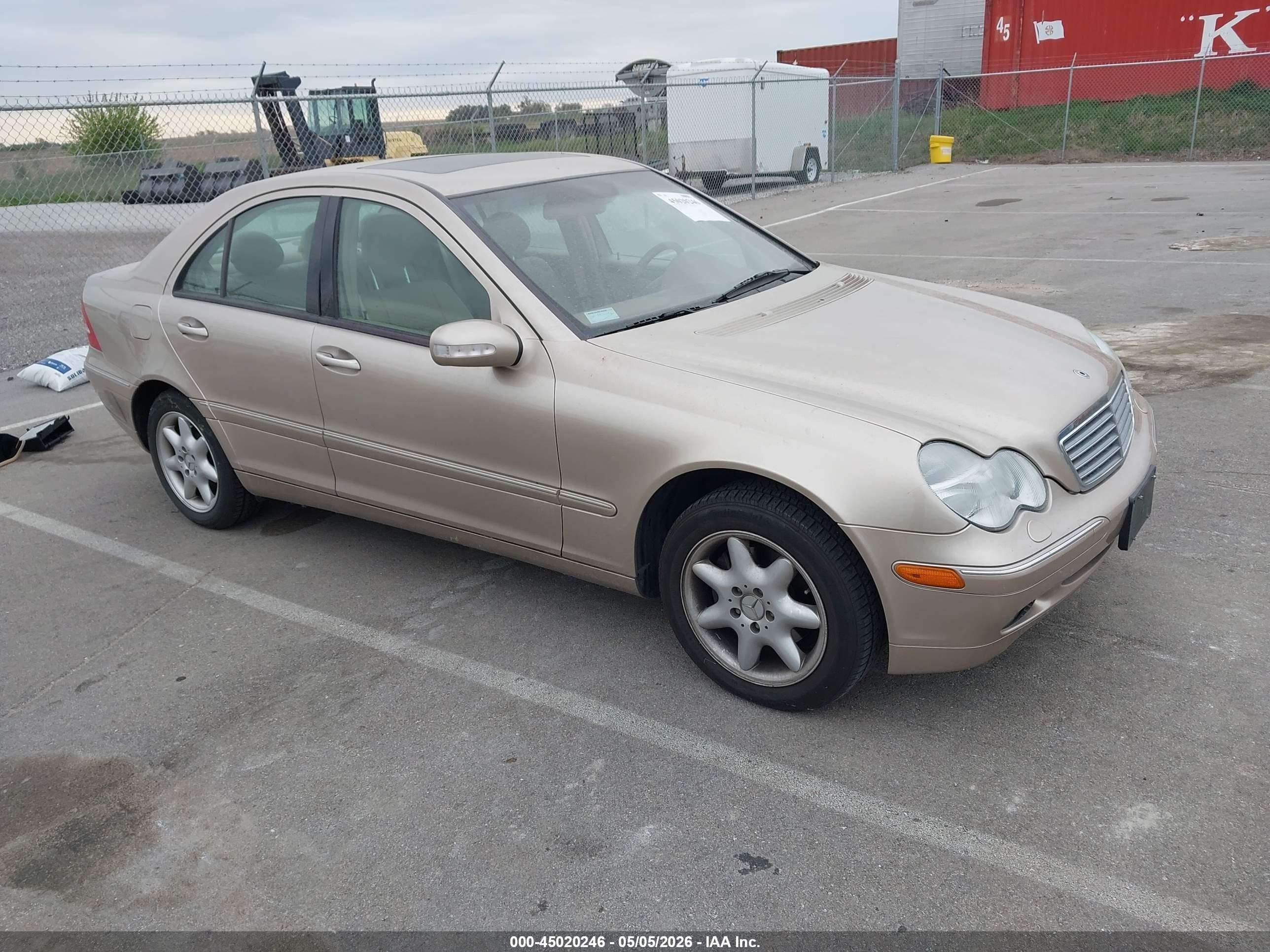 2002 Mercedes-benz C 240   Tan vin: WDBRF61J82F181301