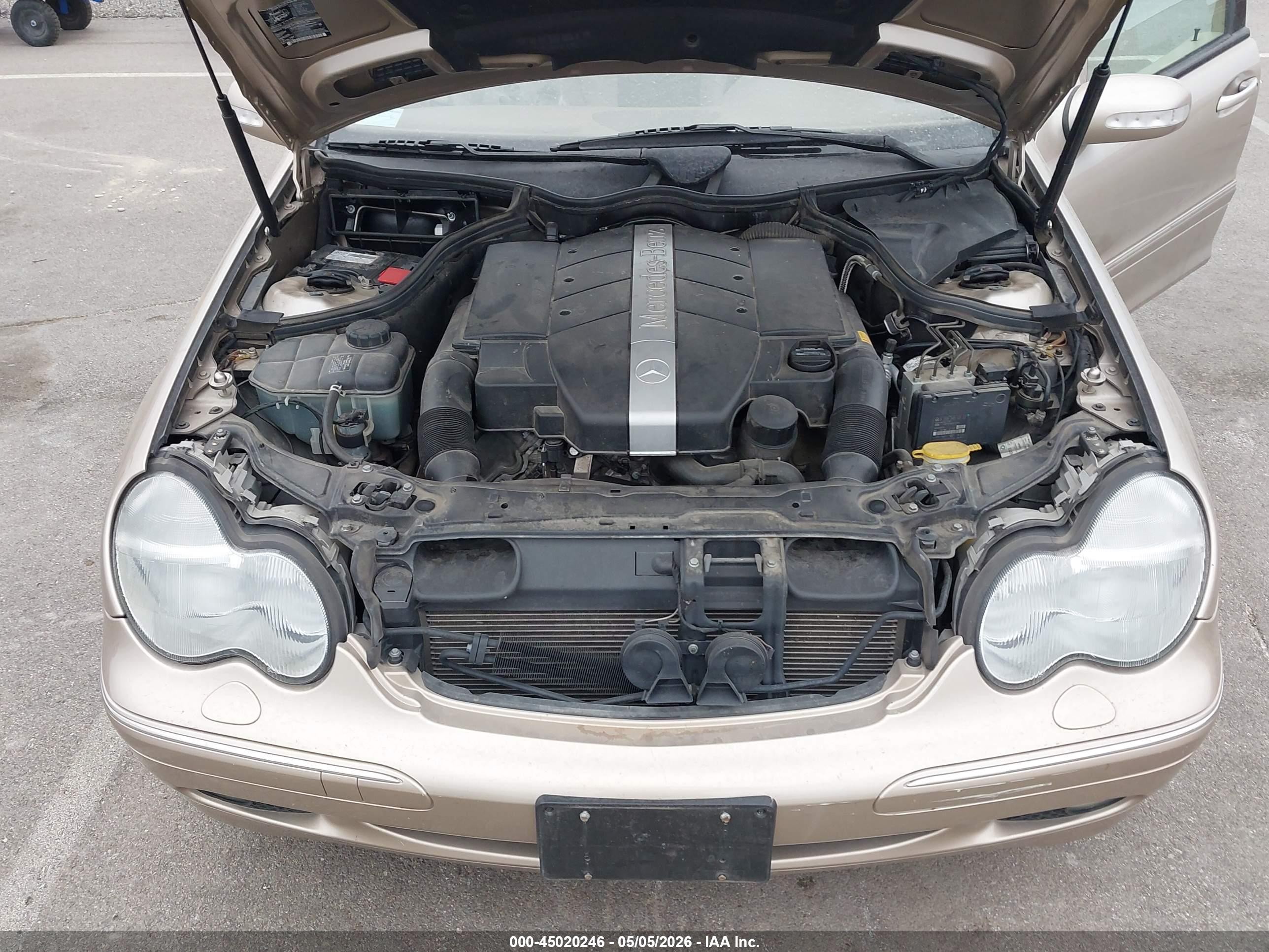 2002 Mercedes-benz C 240   Tan vin: WDBRF61J82F181301