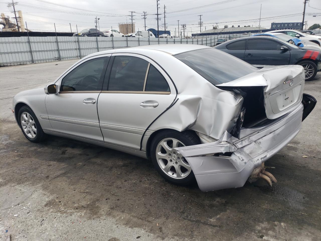 2003 Mercedes-benz C 240 Silver vin: WDBRF61J83A402264