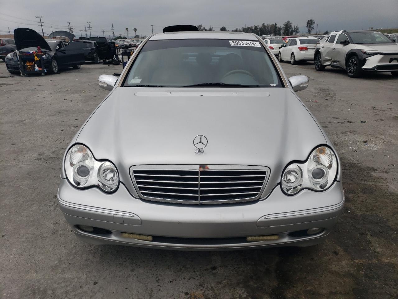 2003 Mercedes-benz C 240 Silver vin: WDBRF61J83A402264