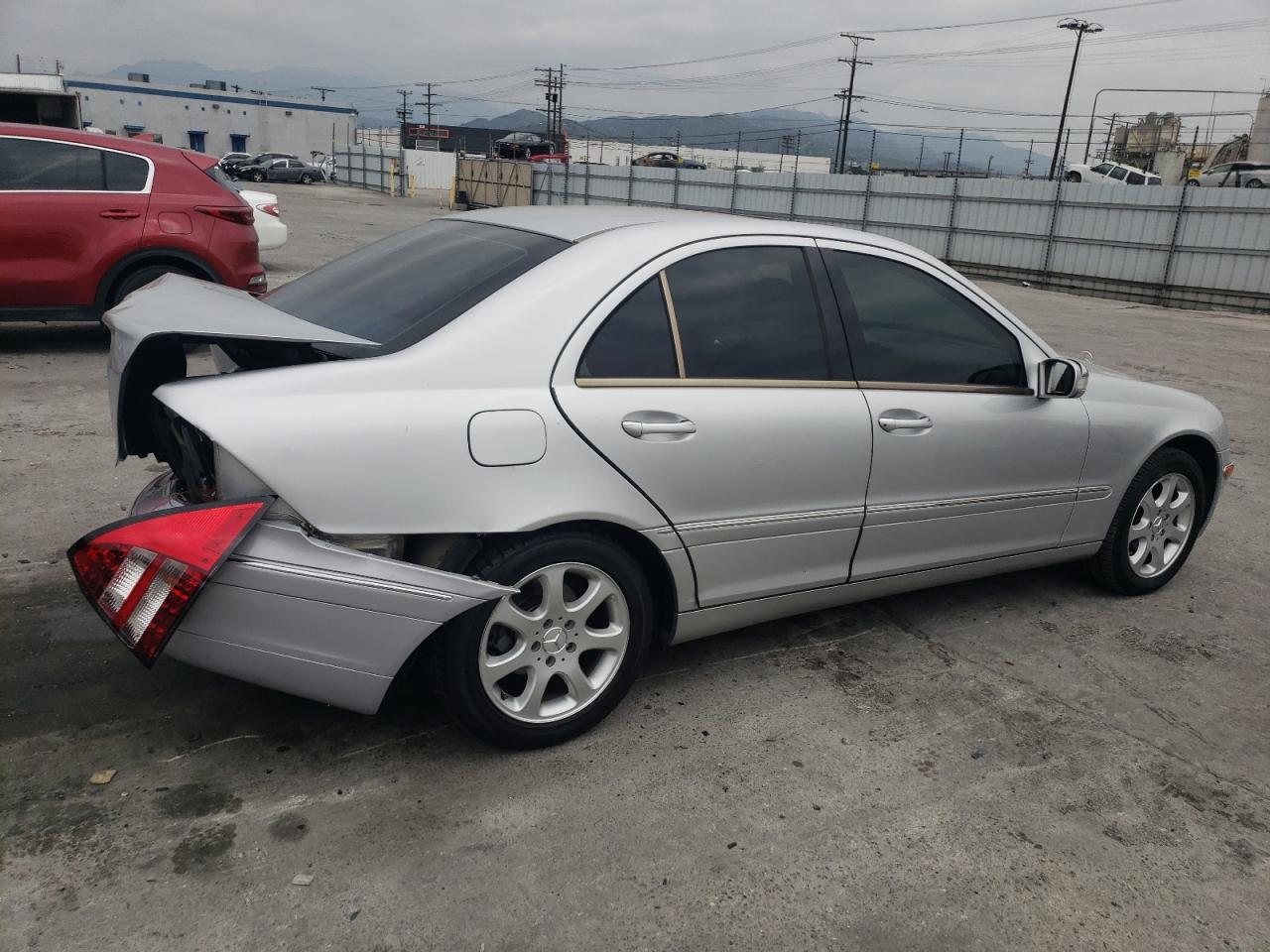 2003 Mercedes-benz C 240 Silver vin: WDBRF61J83A402264