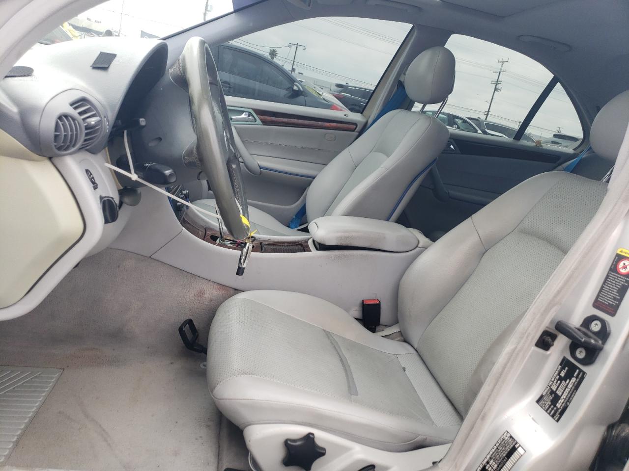 2003 Mercedes-benz C 240 Silver vin: WDBRF61J83A402264