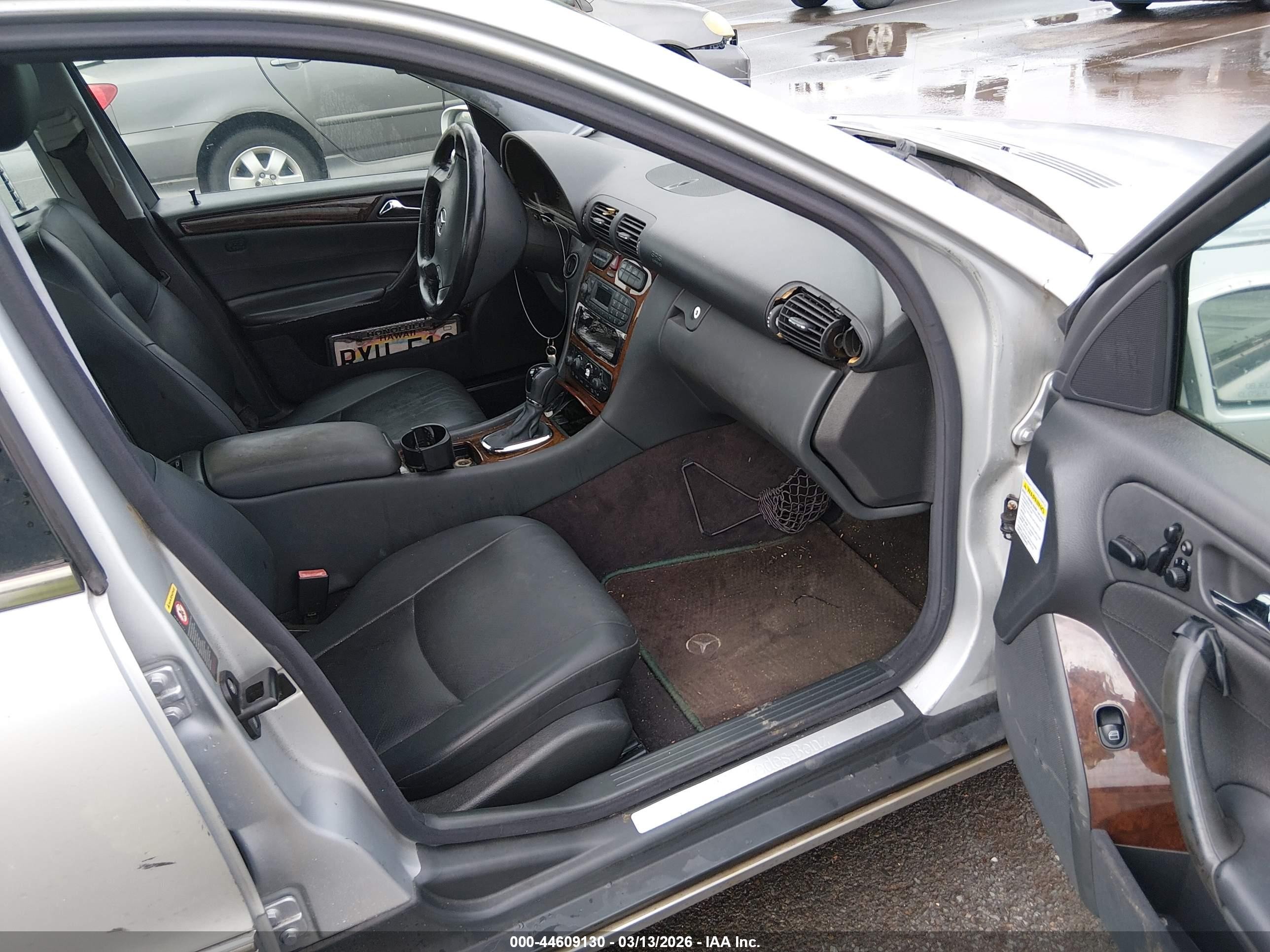2003 Mercedes-benz C 240   Silver vin: WDBRF61J83A411899