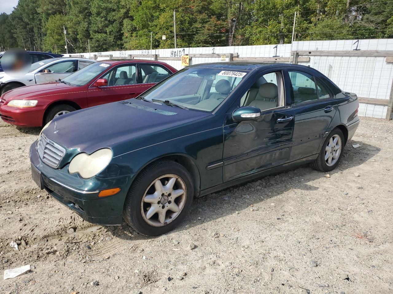 2003 Mercedes-benz C 240 Green vin: WDBRF61J83F332428