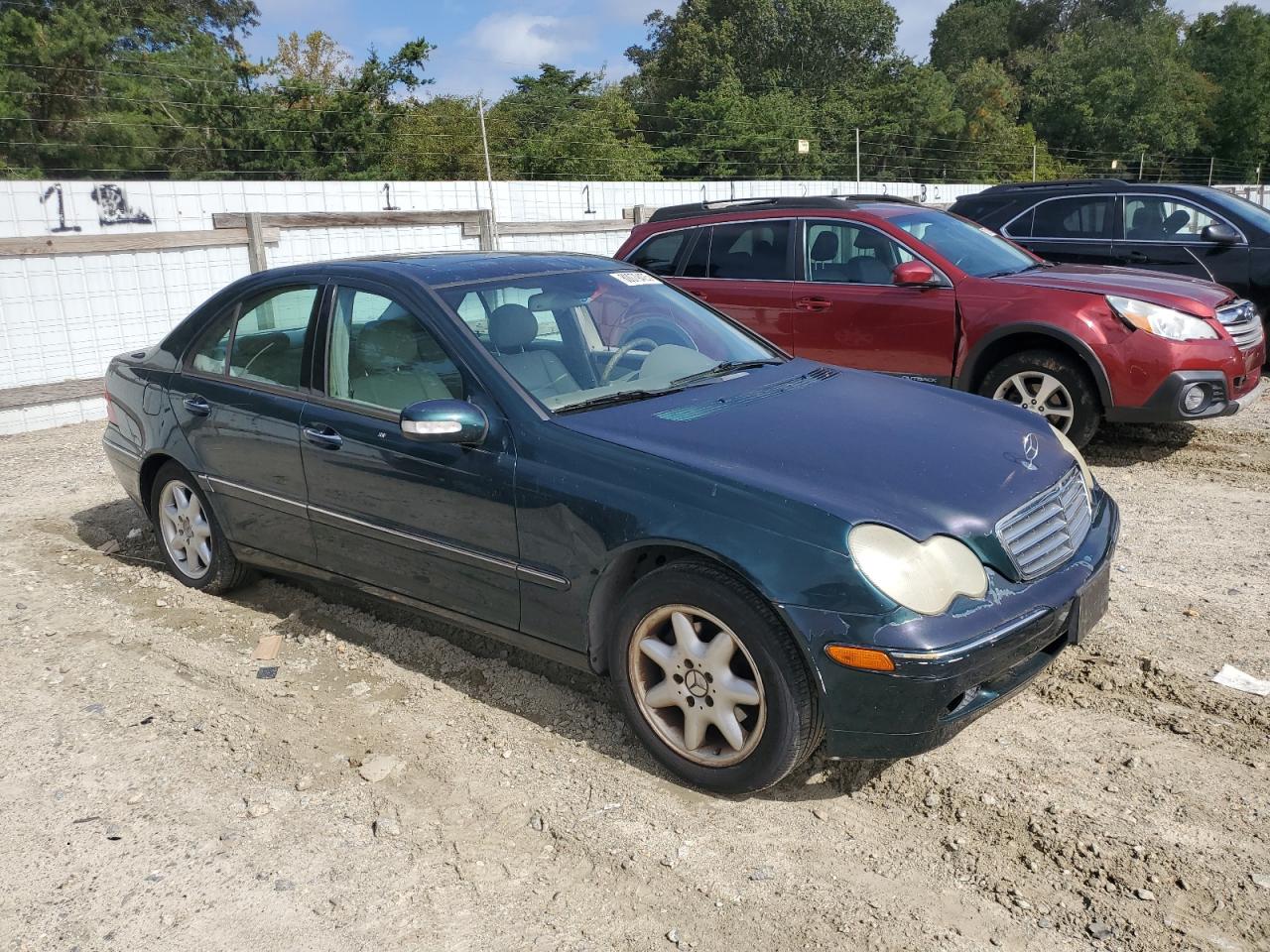 2003 Mercedes-benz C 240 Green vin: WDBRF61J83F332428