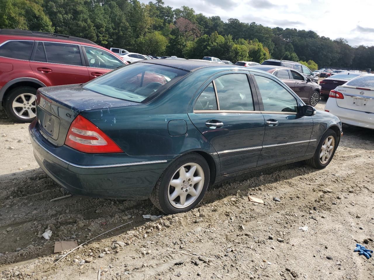 2003 Mercedes-benz C 240 Green vin: WDBRF61J83F332428