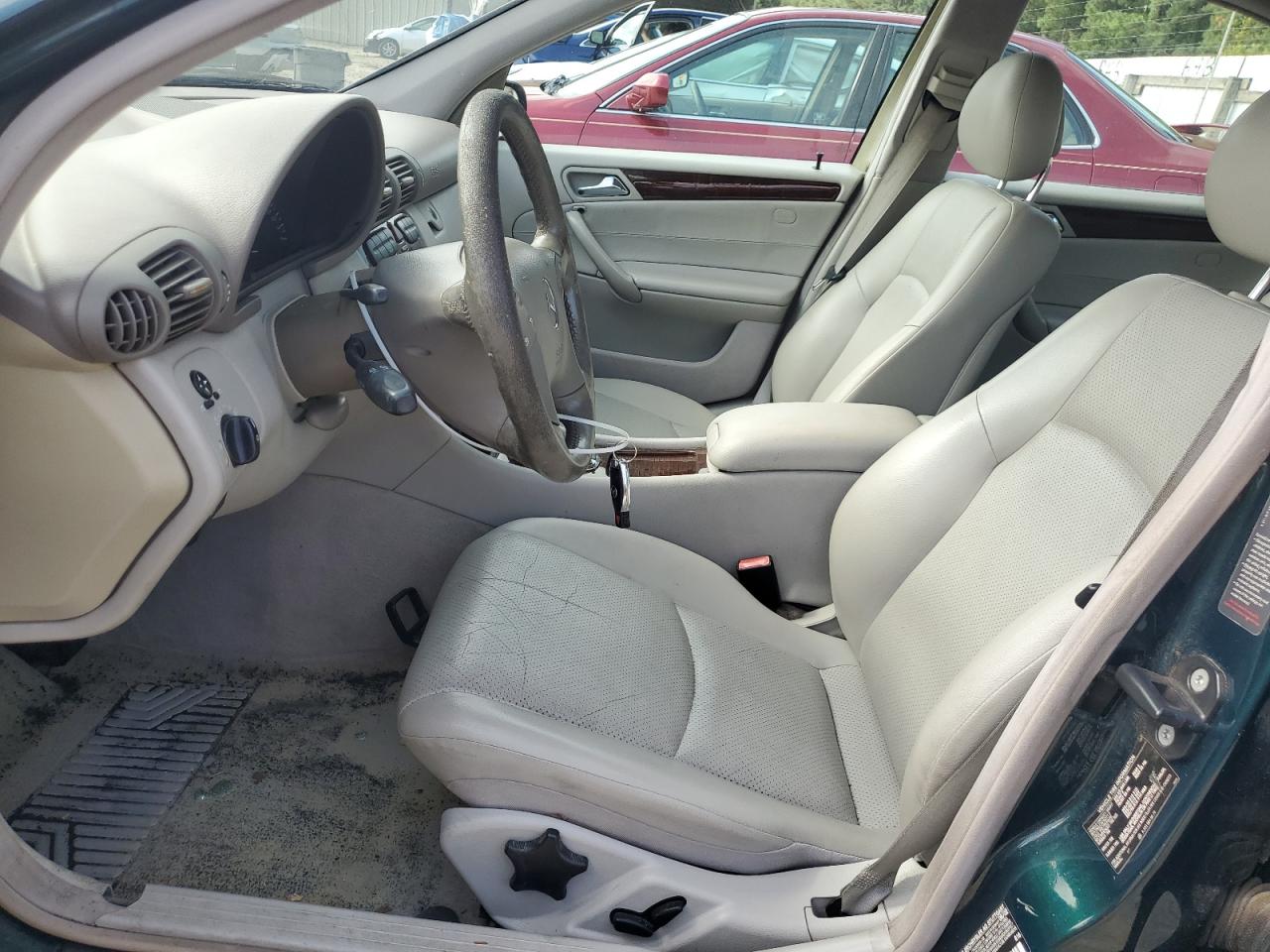 2003 Mercedes-benz C 240 Green vin: WDBRF61J83F332428