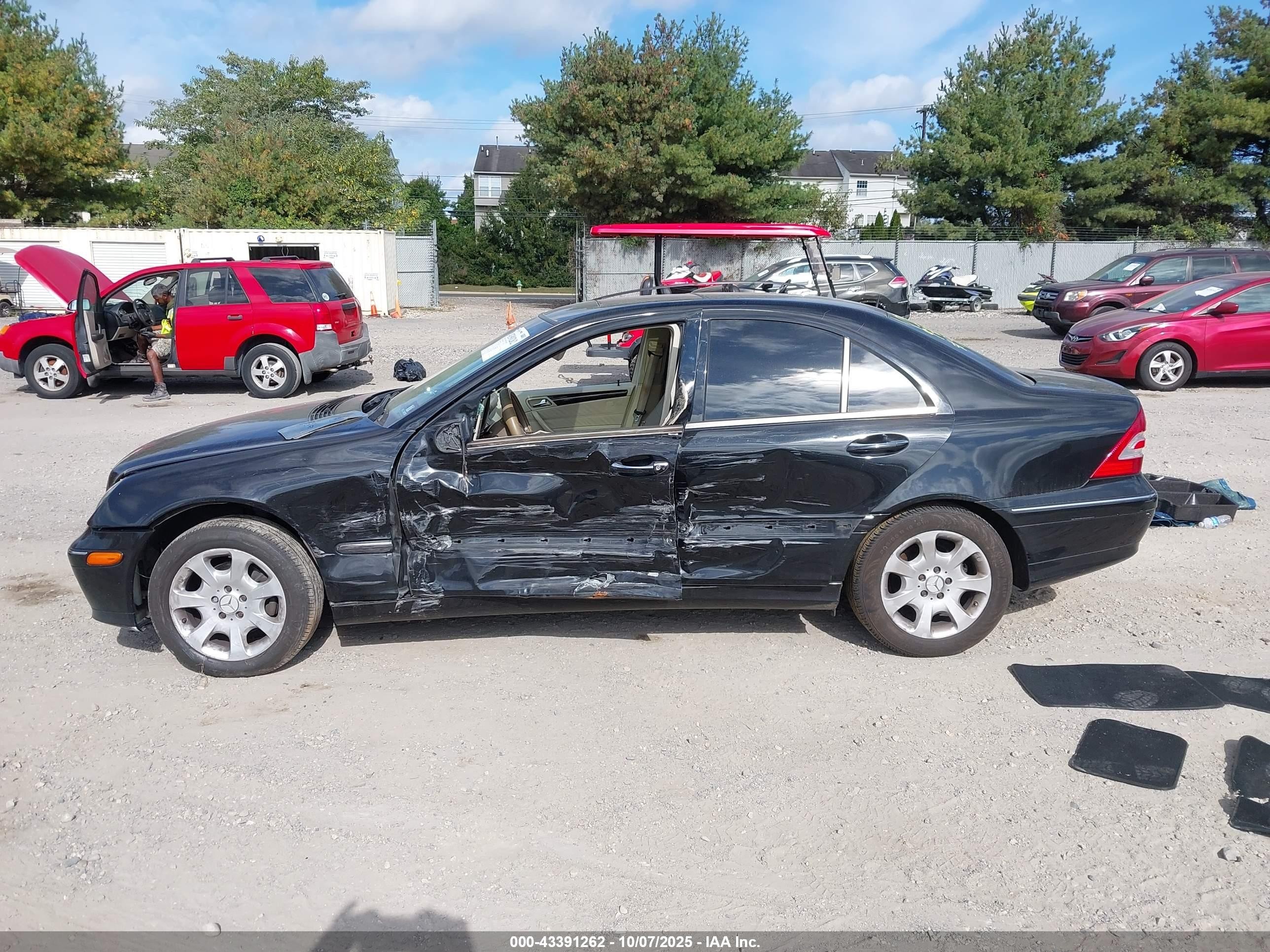 2005 Mercedes-benz C 240 Luxury Black vin: WDBRF61J85A787120