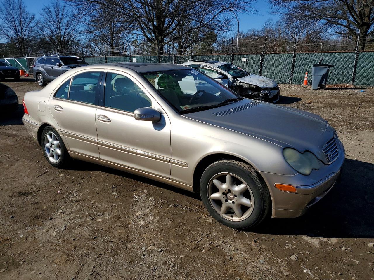 2001 Mercedes-benz C 240 Silver vin: WDBRF61J91E000193