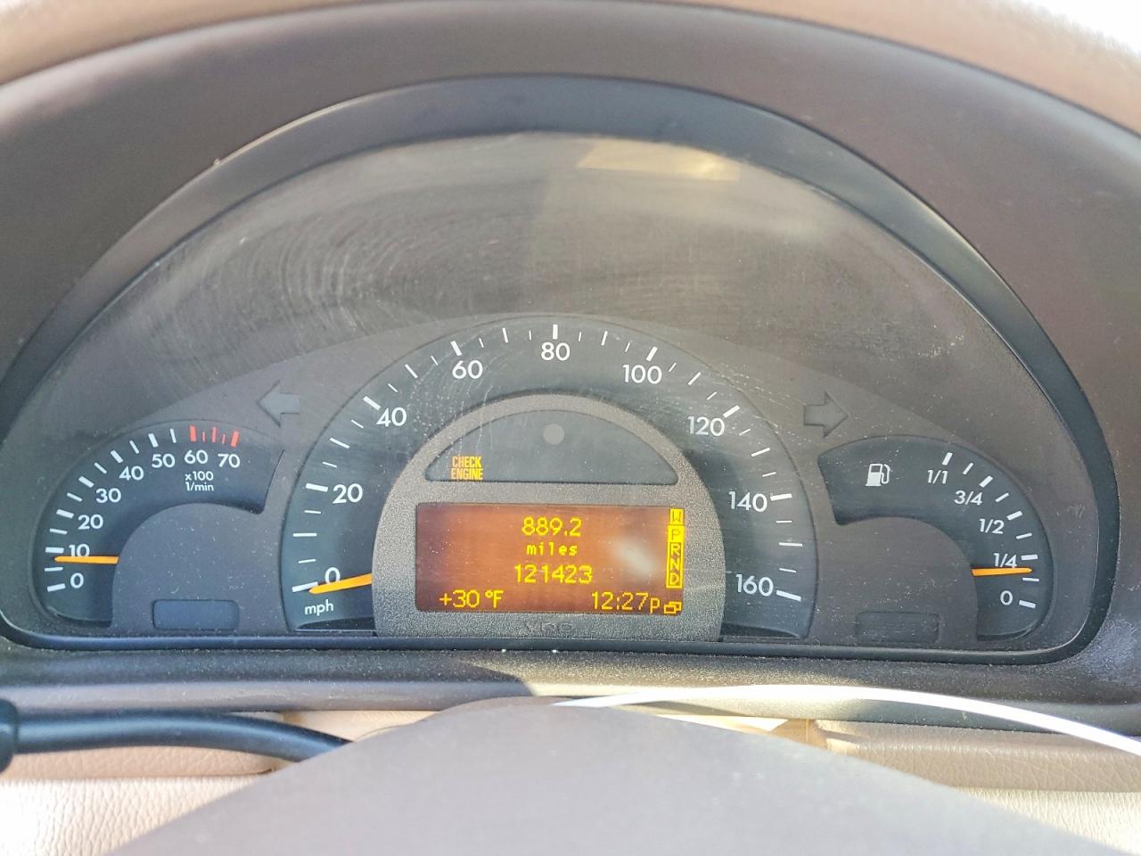 2001 Mercedes-benz C 240 Silver vin: WDBRF61J91E000193