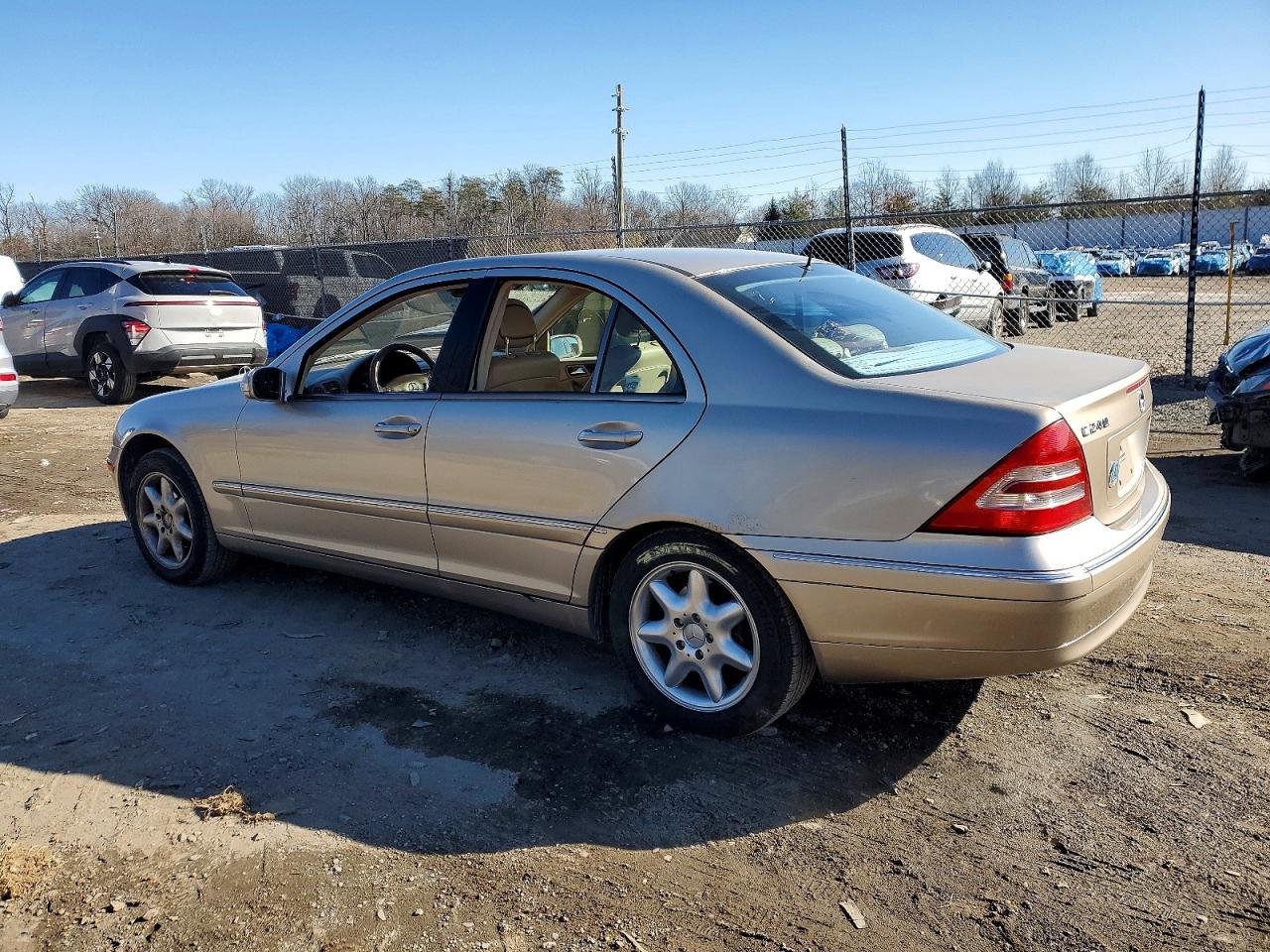 2001 Mercedes-benz C 240 Silver vin: WDBRF61J91E000193