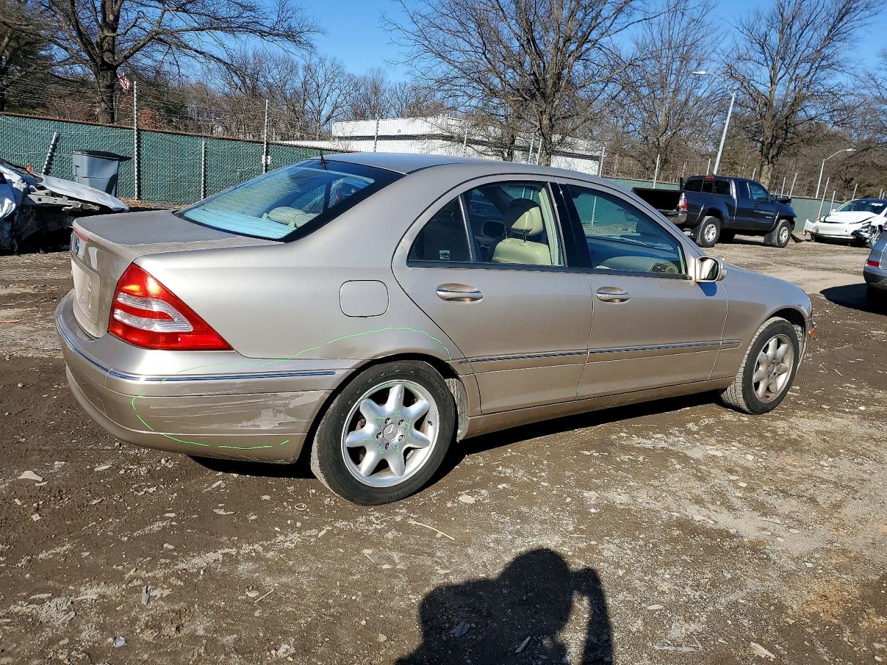 2001 Mercedes-benz C 240 Silver vin: WDBRF61J91E000193