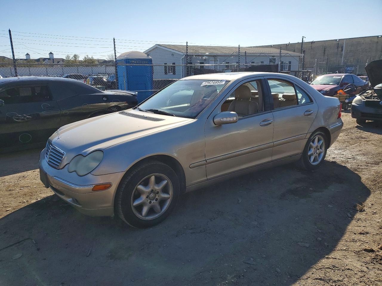 2001 Mercedes-benz C 240 Silver vin: WDBRF61J91E000193