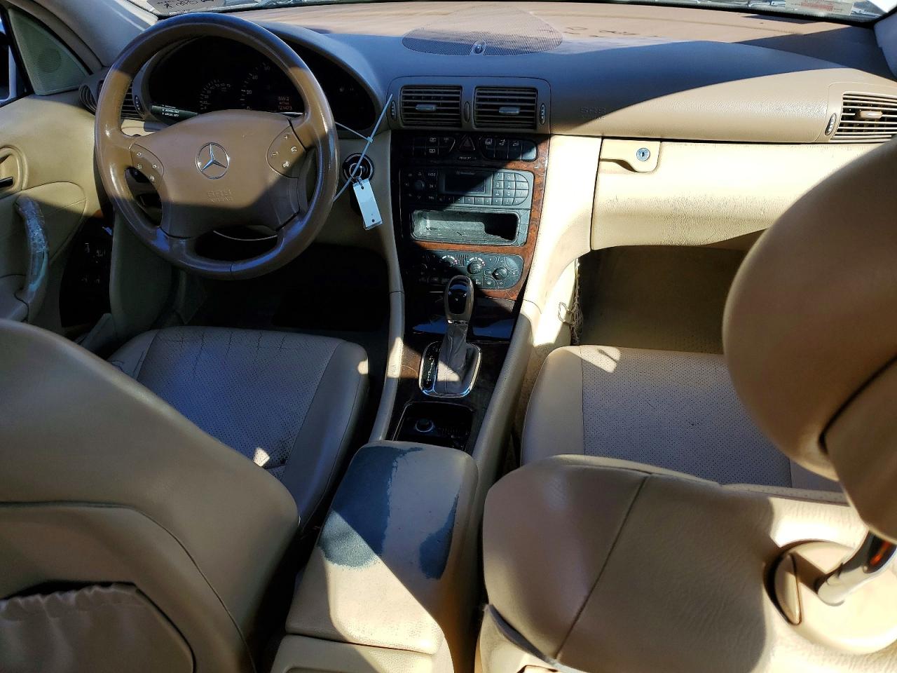 2001 Mercedes-benz C 240 Silver vin: WDBRF61J91E000193