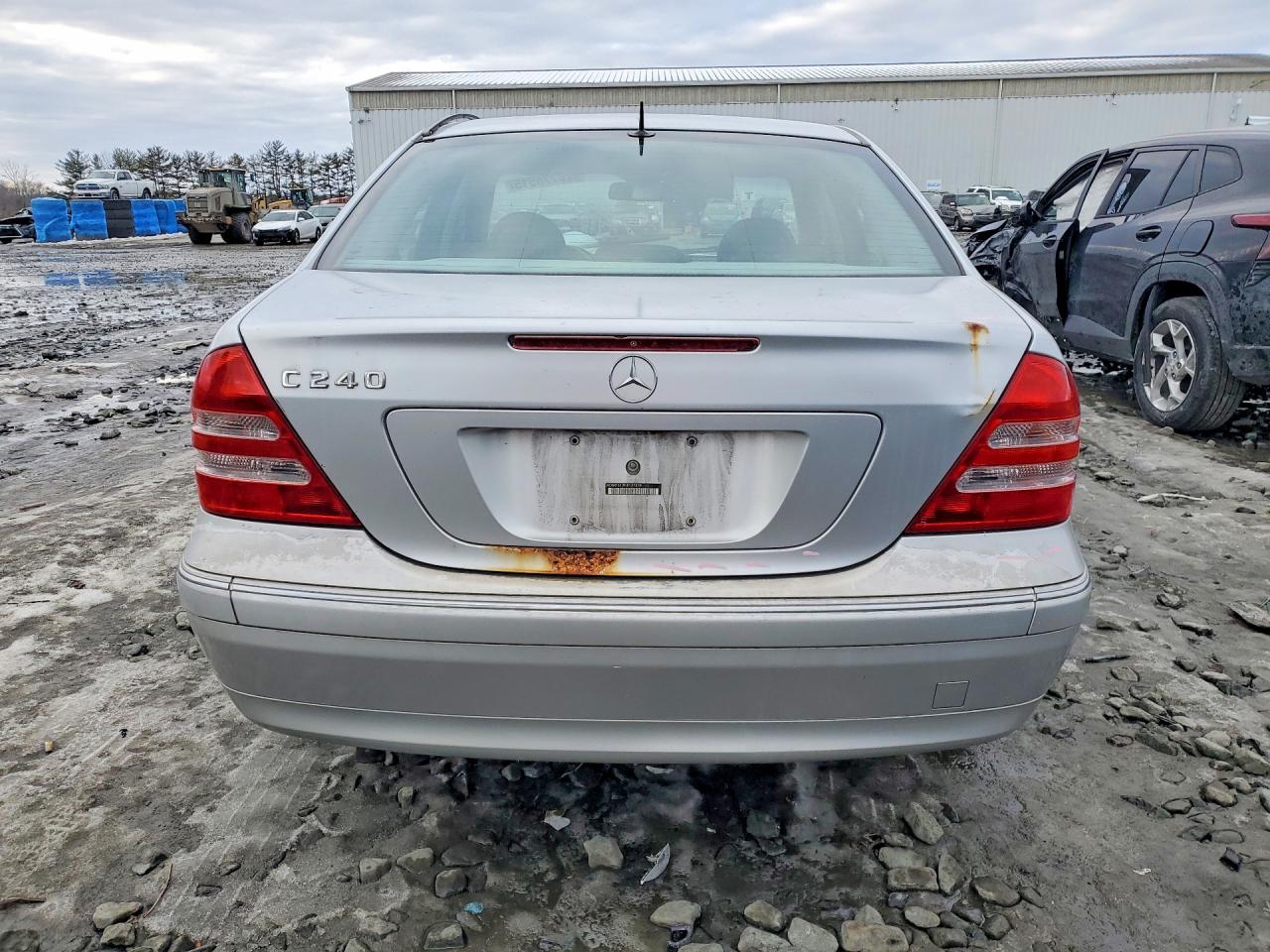 2001 Mercedes-benz C 240 Silver vin: WDBRF61J91F127939