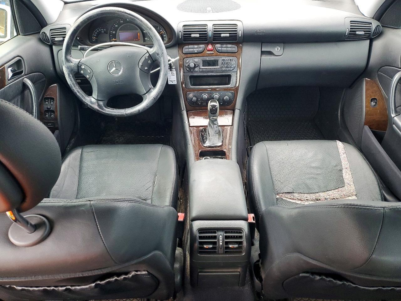2001 Mercedes-benz C 240 Silver vin: WDBRF61J91F127939