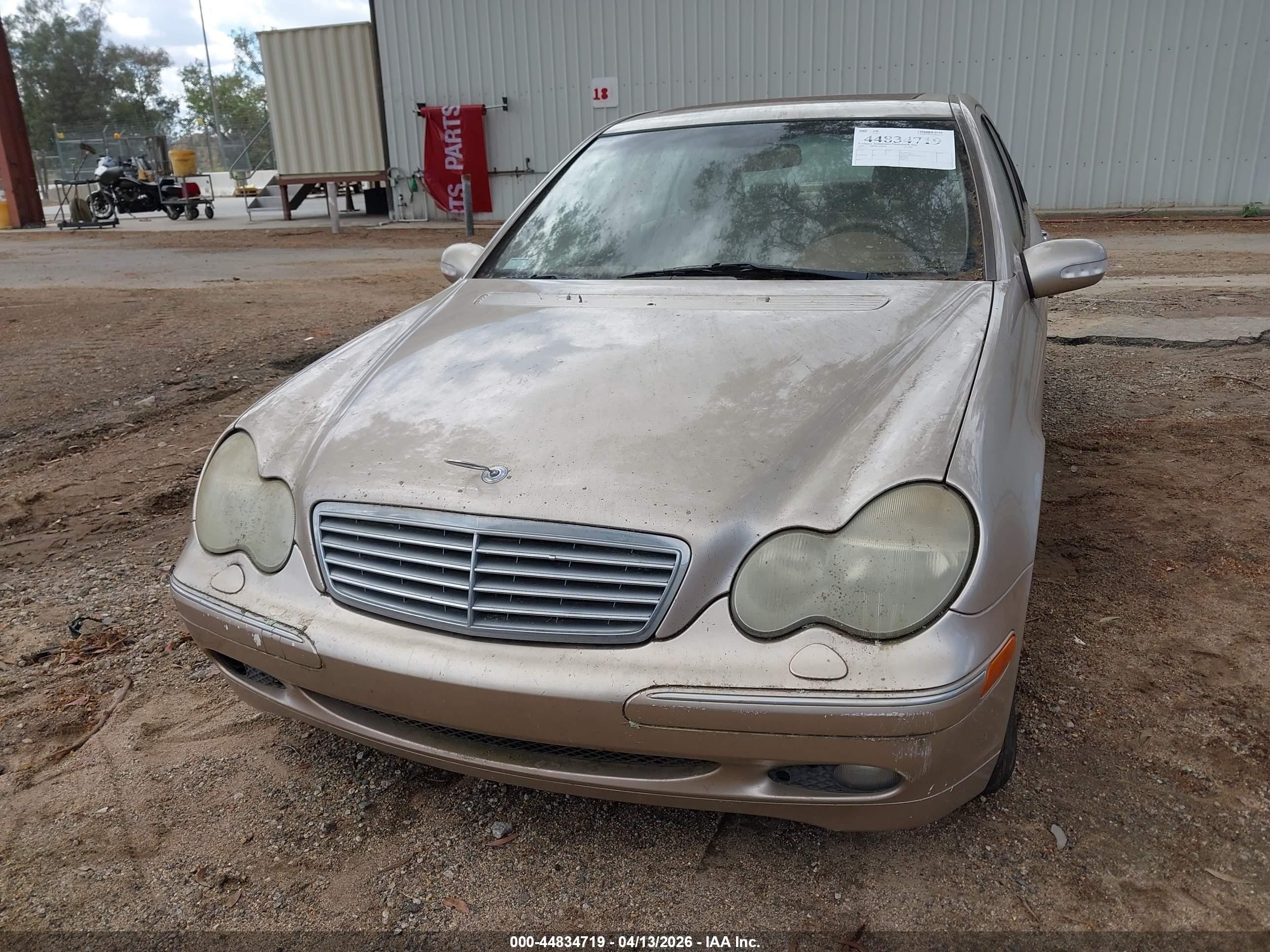 2002 Mercedes-benz C 240 Gold vin: WDBRF61J92F239755