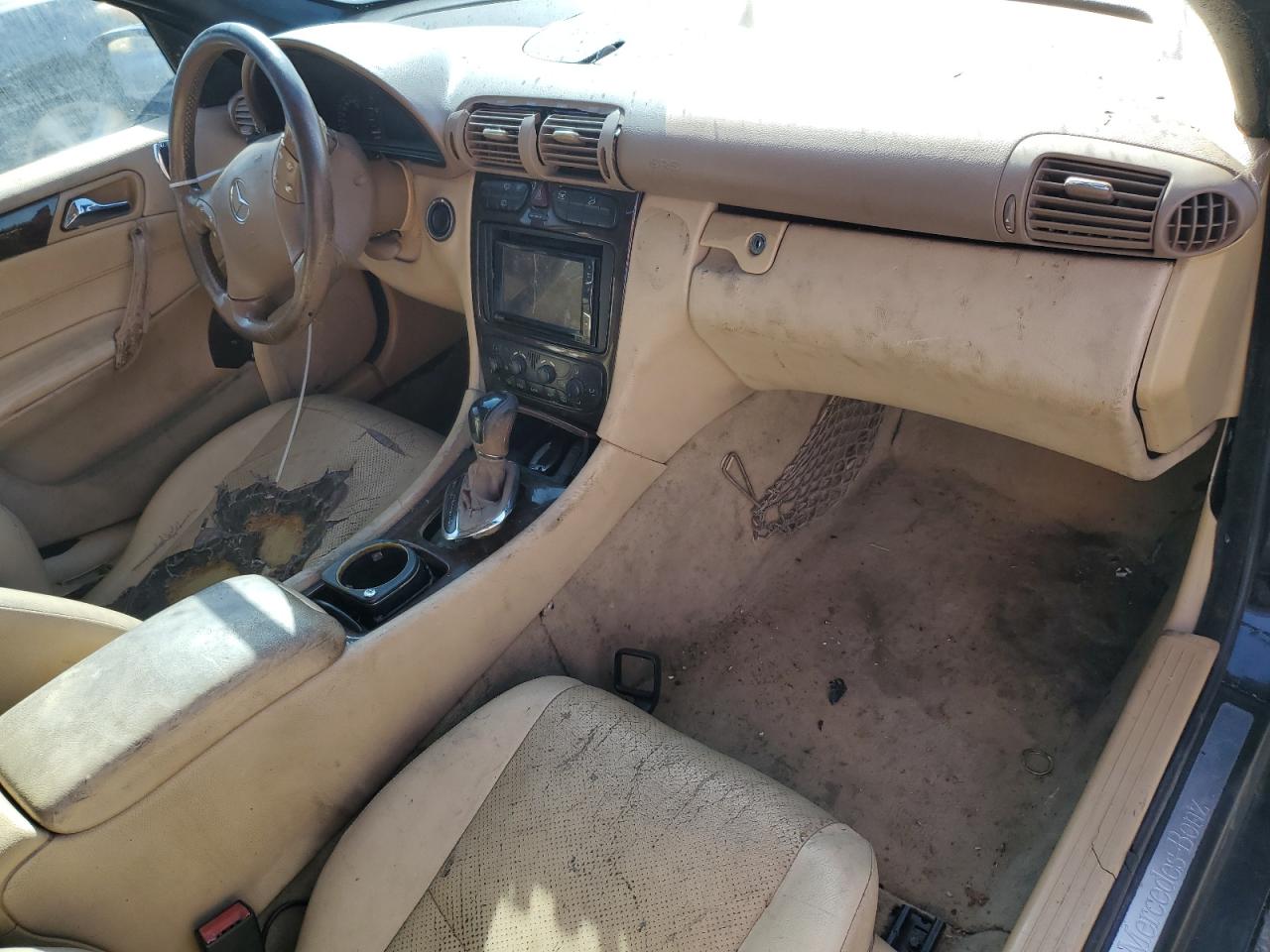 2003 Mercedes-benz C 240 Черный vin: WDBRF61J93F296751