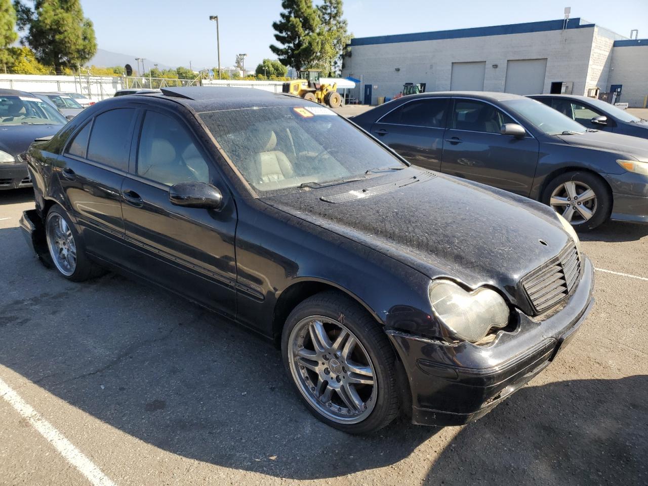 2003 Mercedes-benz C 240 Черный vin: WDBRF61J93F296751