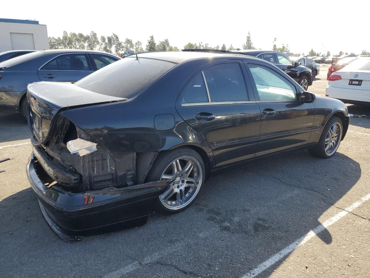 2003 Mercedes-benz C 240 Черный vin: WDBRF61J93F296751