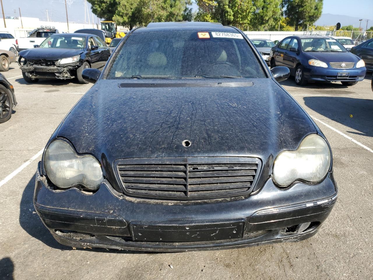 2003 Mercedes-benz C 240 Черный vin: WDBRF61J93F296751