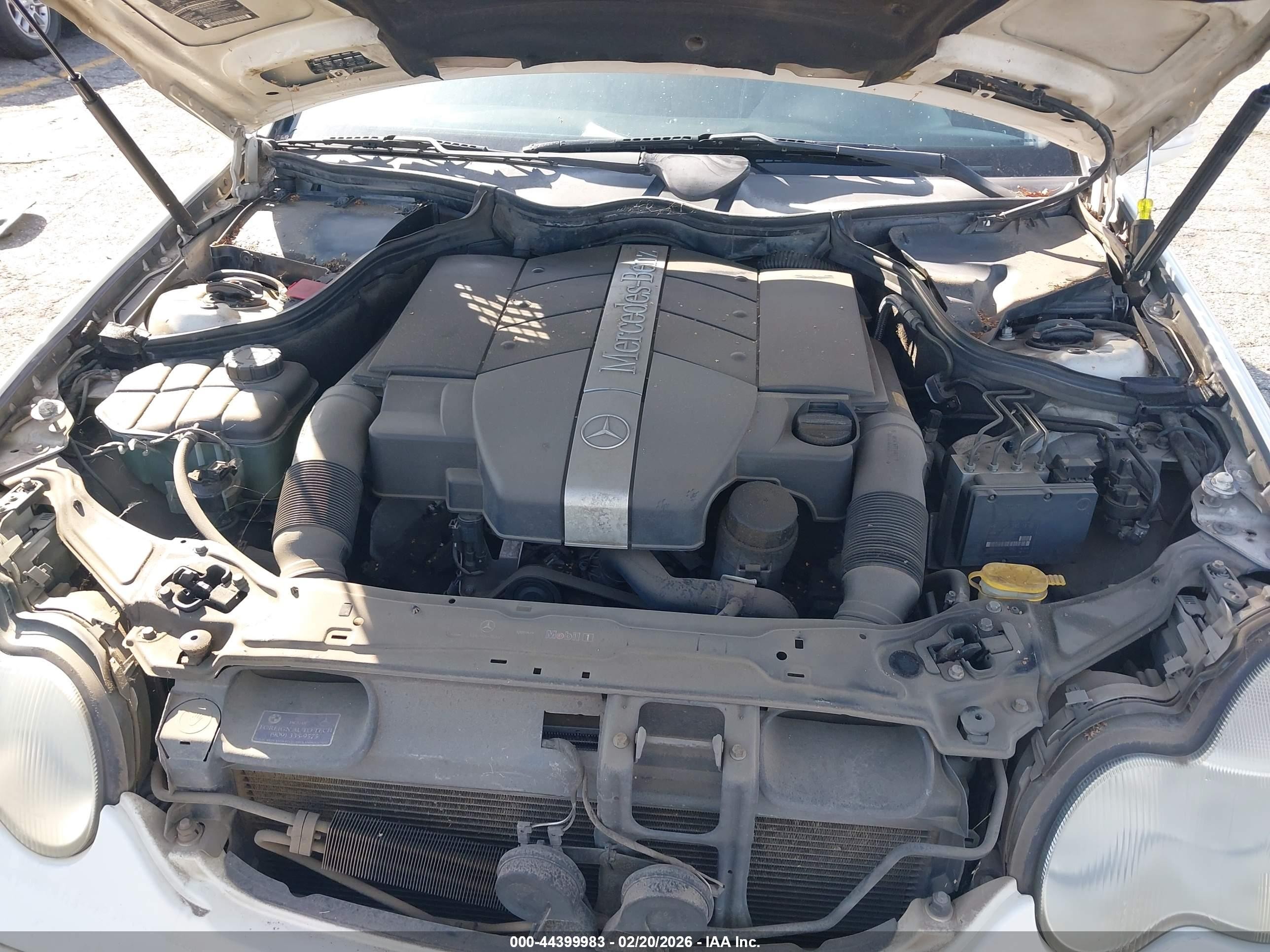 2003 Mercedes-benz C 240   Белый vin: WDBRF61J93F300314