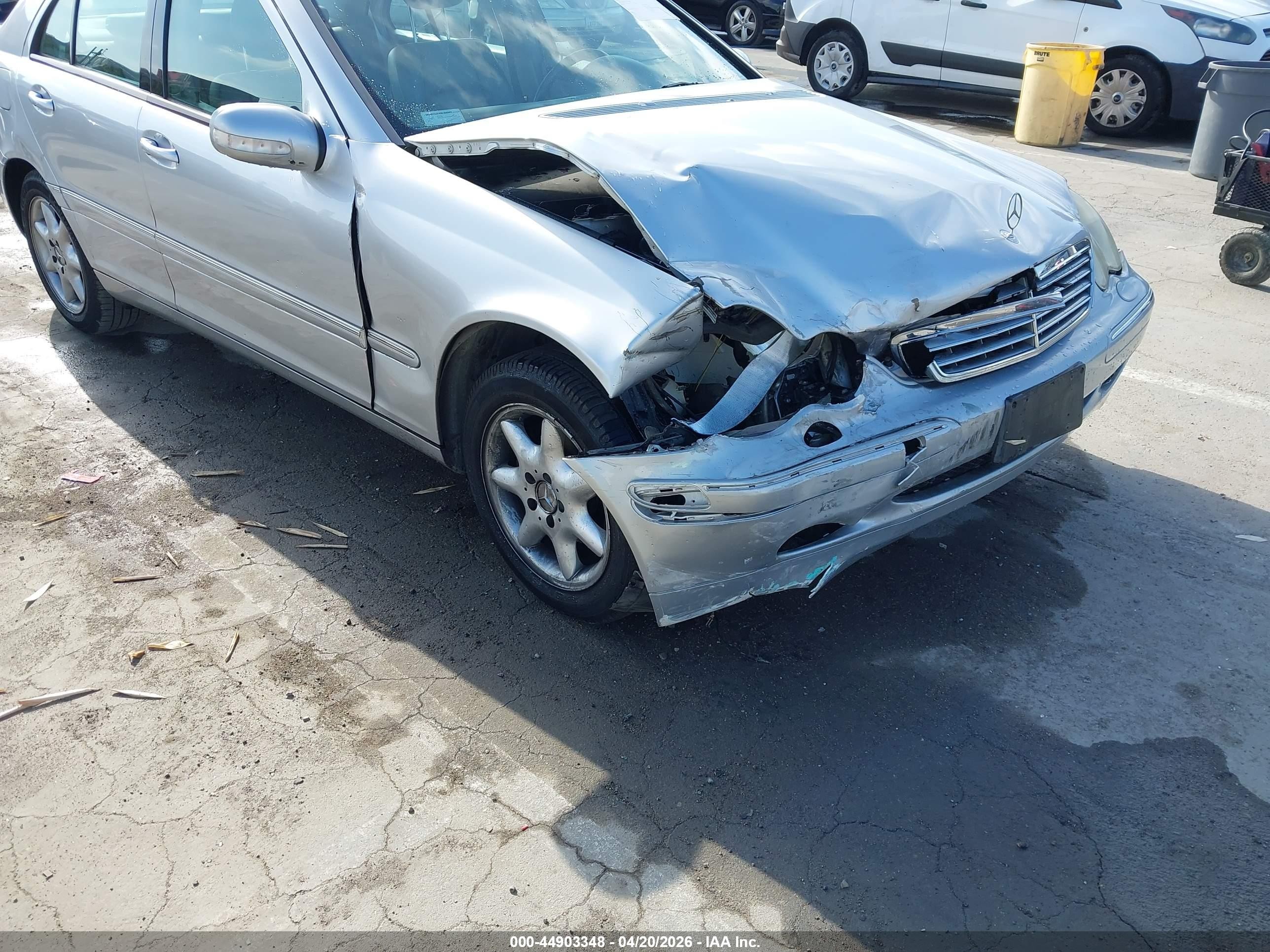 2003 Mercedes-benz C 240   Silver vin: WDBRF61J93F314827