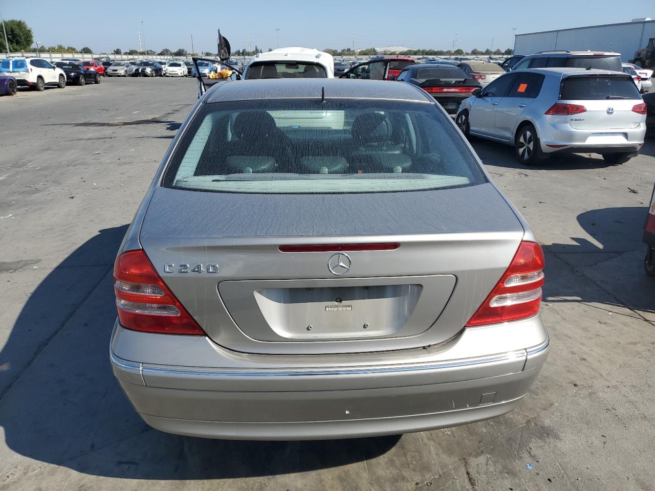 2003 Mercedes-benz C 240 Silver vin: WDBRF61J93F387891