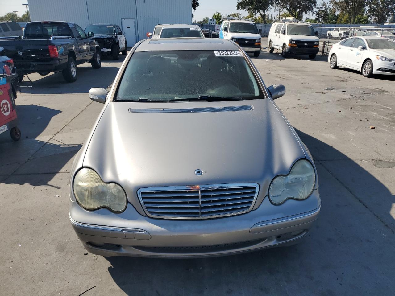 2003 Mercedes-benz C 240 Silver vin: WDBRF61J93F387891