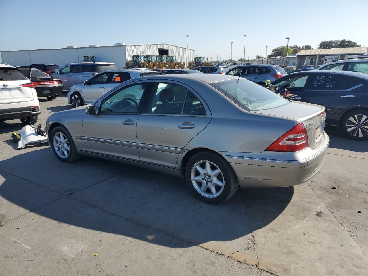 2003 Mercedes-benz C 240 Silver vin: WDBRF61J93F387891
