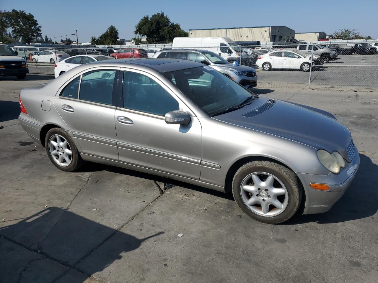 2003 Mercedes-benz C 240 Silver vin: WDBRF61J93F387891