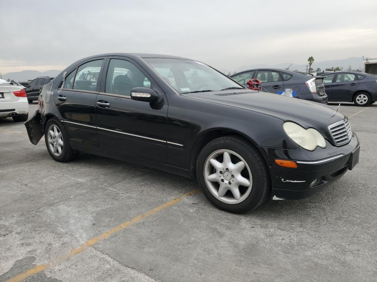 2003 Mercedes-benz C 240 Black vin: WDBRF61J93F396686